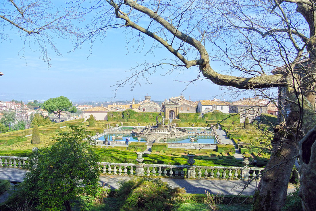 Villa Lante - Vista dall'alto